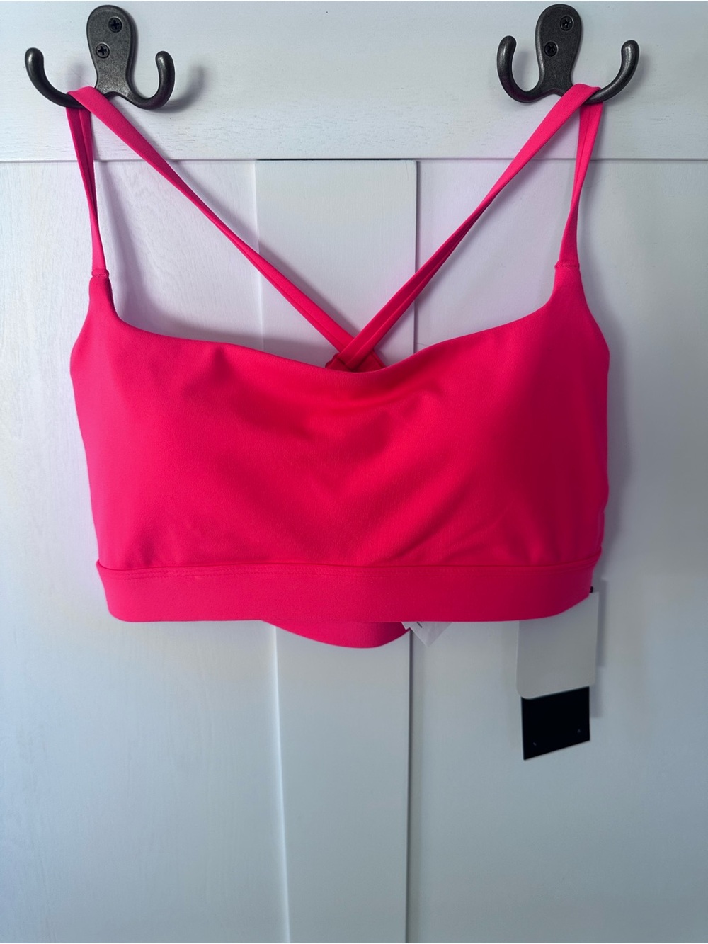 Fabletics Hot Pink Cross-Back Sports Bra - Size S NWT - Picture 3 of 5